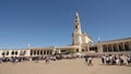 Square at Basilica of Our Lady of Fatima in Portugal Royalty Free Stock Photo