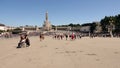 Religious tourism in Sanctuary of Fatima, Portugal Royalty Free Stock Photo