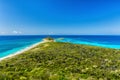 Pelican Beach in Caja de Muerto island