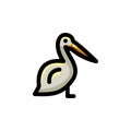 Pelican Bird Icon Royalty Free Stock Photo