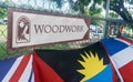 Pelican Craft Centre woodwork signage, Bridgetown, Barbados