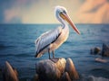 Pelican standing on a