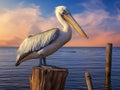 Pelican standing on a