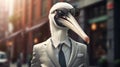 Pelican In A Suit: A Stylish And Imaginative City Portrait