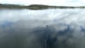 Pelican Swimming On Dam