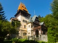 Pelisor Castle in Carpathian Mountains