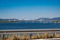 Peljesac Bridge, Croatia. multi-span cable-stayed Bridge over the sea in Dubrovnik-Neretva County