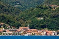 Pella - small town on Lake Orta in Italy. Royalty Free Stock Photo