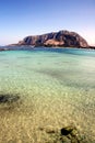 Pellegrino mount seascape, Palermo Royalty Free Stock Photo