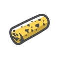 Pellet bio fuel Vector icon Cartoon illustration