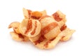Pelleted salted snack bacon Royalty Free Stock Photo