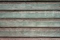 Pelling green paint on wood Royalty Free Stock Photo