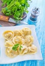 Pelmeni Royalty Free Stock Photo