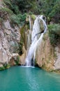 Peloponese waterfall, greece Royalty Free Stock Photo