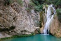 Peloponese waterfall, greece Royalty Free Stock Photo