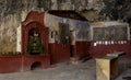 Peloponnesus, Greece. The little known, orthodox church Panaghia Lagadhiotissa close-up Royalty Free Stock Photo