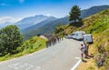 The Peloton on Col d'Aspin - Tour de France 2015