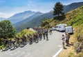 The Peloton on Col d'Aspin - Tour de France 2015