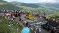 The Peloton on Col de Peyresourde - Tour de France 2014