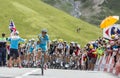 The Peloton on Col du Lautaret