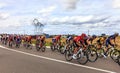 The Peloton - Le Tour de France femmes 2022 Royalty Free Stock Photo