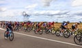 The Peloton - Le Tour de France femmes 2022 Royalty Free Stock Photo