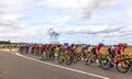 The Peloton - Le Tour de France femmes 2022 Royalty Free Stock Photo