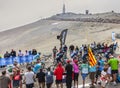 The Peloton on Mont Ventoux