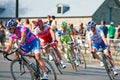 The Peloton racing Royalty Free Stock Photo