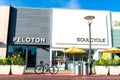 Peloton showroom and SoulCycle studio locations in upscale outdoor shopping center - Palo Alto, California, USA - 2021