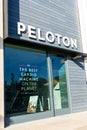 Peloton store exterior in upscale outdoor shopping center