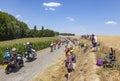 The Peloton - Tour de France 2018 Royalty Free Stock Photo