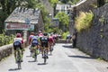The Peloton - Tour de France 2018 Royalty Free Stock Photo