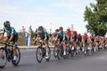 Peloton in the Tour De Pologne in PrzemyÃâºl Royalty Free Stock Photo