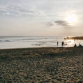 Berawa beach bali Royalty Free Stock Photo