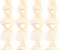 An artistic and classic elagant patern of gold gradient color in white space for background