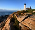 Pemaquid Point Lighthouse Royalty Free Stock Photo