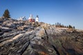 Pemaquid Point Lighthouse, Maine, USA Royalty Free Stock Photo