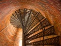 Pemaquid Point Lighthouse Stairs Royalty Free Stock Photo