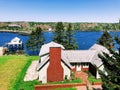 The Pemaquid River summer view from Fort William Henry