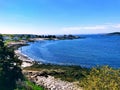 The Pemaquid River summer view from Fort William Henry