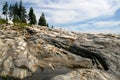 Pemaquid Rocks Royalty Free Stock Photo