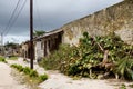 Pemba, Mozambique - 29 April 2019 : Damaged and flooded houses after Cyclone Kenneth