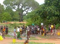 PEMBA, MOZAMBIQUE - 5 DESEMBER 2008: the Ritual includes the was