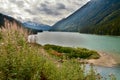 Pemberton Valley River and Duffy Lake Road near Whistler, BC Canada as the Autumn arrives and landscape changes colour