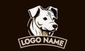 Pets dogs sell logo design. A mascot dog logo vector logo design.
