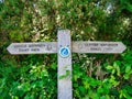 Pembrokeshire Coast Path Sign in Wood