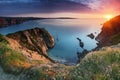 Pembrokeshire Coast Sunset Royalty Free Stock Photo