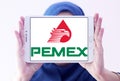 Pemex oil company logo Royalty Free Stock Photo