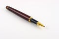 Wood and Gold Ballpoint Pen Royalty Free Stock Photo